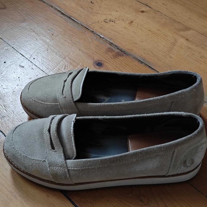 Дамски велурени мокасини 38