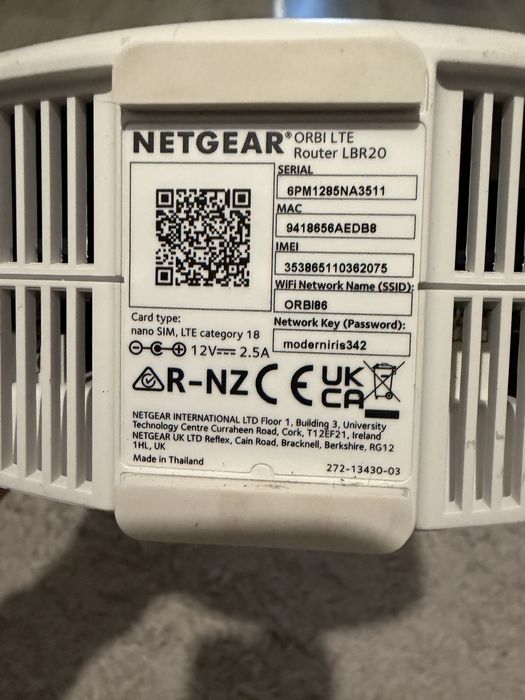 Router wireless 4g netgear orbi