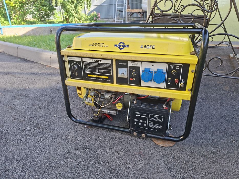 Бензиновый генератор Mateus 4GFE / 4.5 kW