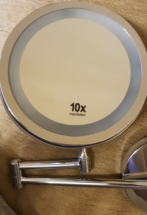 Огледало за стена с LED 7"