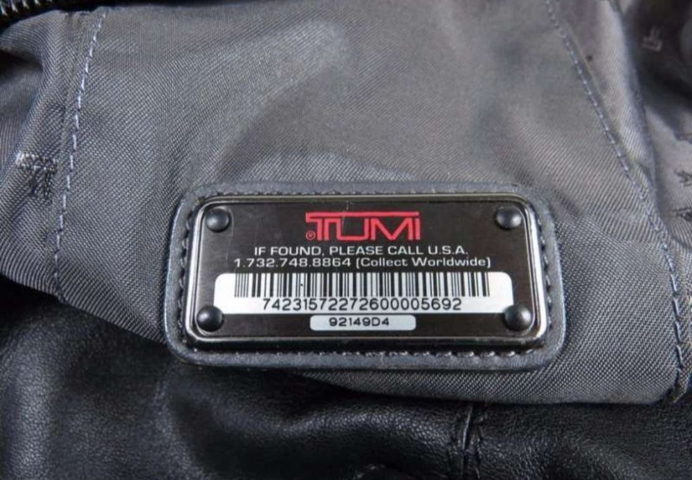 Кожен сак | Пътна чанта от естествена кожа TUMI ALPHA