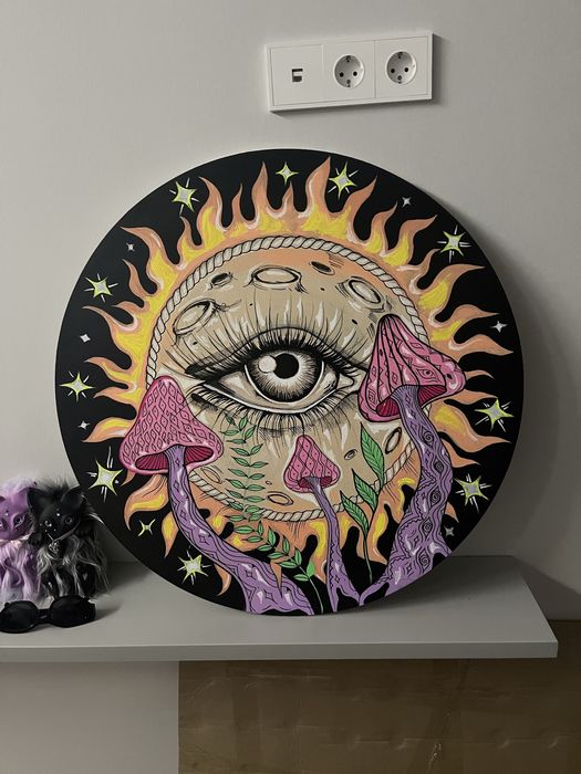 Картина холст акрил