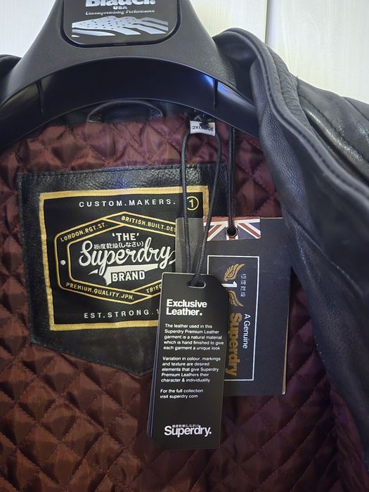Geaca piele Super dry mărimea xxl