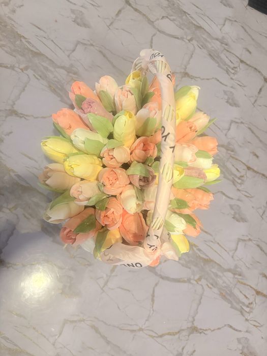 Зефирные тюльпаны