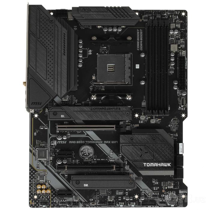 - Материнская плата MSI MPG B550 TOMAHAWK MAX WIFI AM4