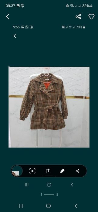 Зимние Куртки для девочек пуховик, полупальто