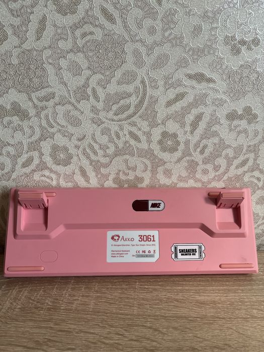 Клавиатура "Akko 3061" , розового цвета