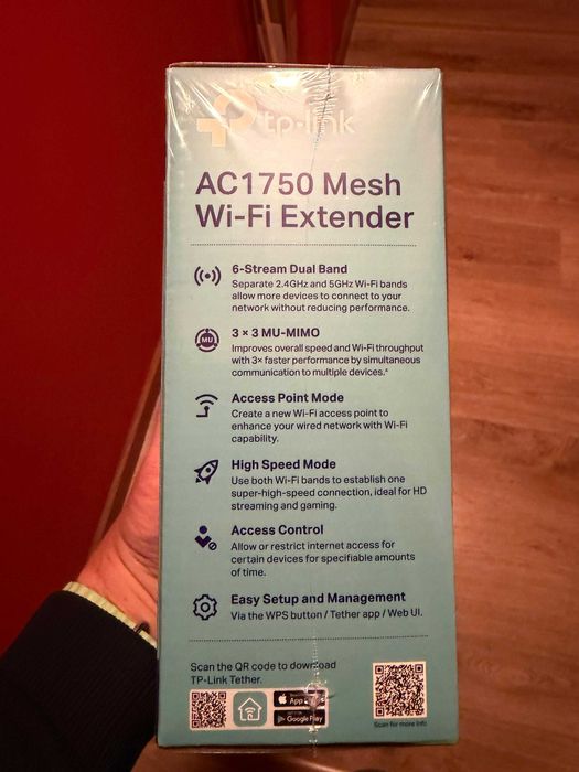 Range Extender wireless AC1750 TP-Link RE450, Sigilat