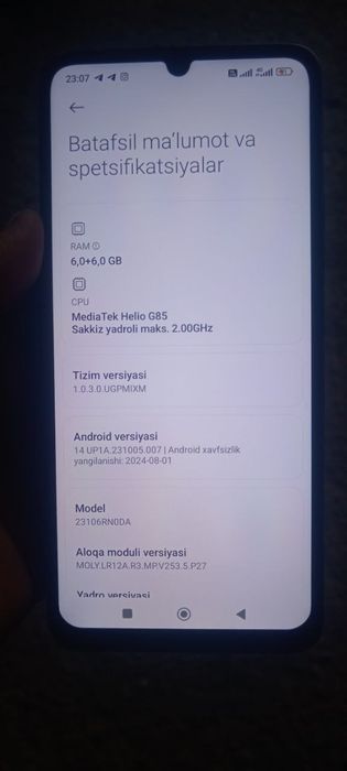 Redmi 13C yangi holatda