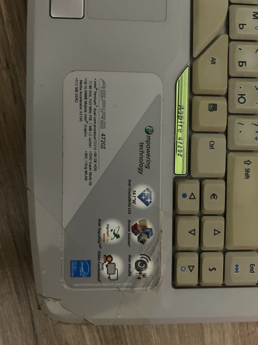 Acer Aspire 4720Z, Запчасть Ноутбук