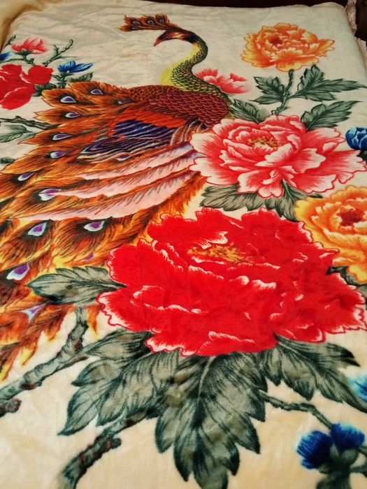 Двулицево шалте с дебело поларено одеяло 230/250 см с 2 калъфки