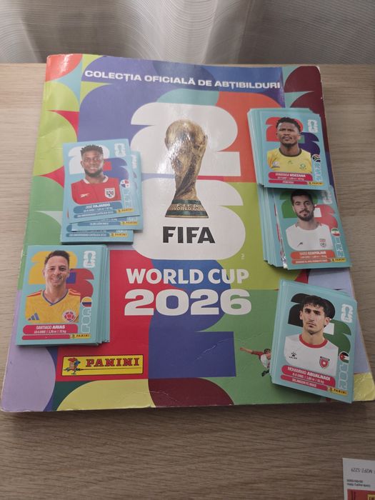 Vand schimb abtibilduri panini cupa mondială 2026