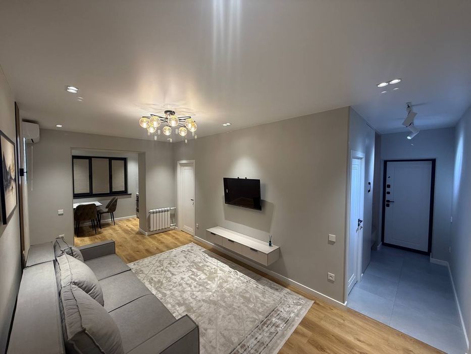 Абай корзинка 2-ком 2-Этаж 56м² кирпич Евроремонт меб+техника