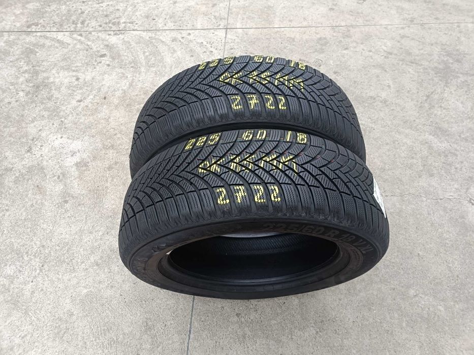 Doua anvelope iarna 225 60 18 semperit speed grip 5 cu 7,5 mm 2722
