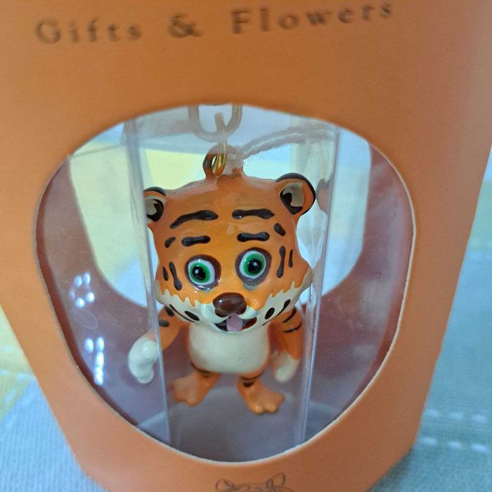 Брелок тигрёнок сувенир, новый. Bernes.