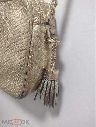 Michael Kors Gold Bag / Брендовая сумка на плечо