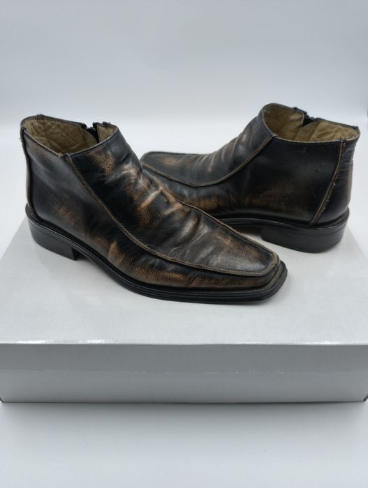 Италиански обувки от естествена кожа