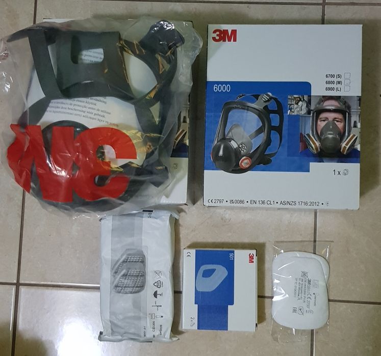 Mască 3M 6800 integrală + accesorii full