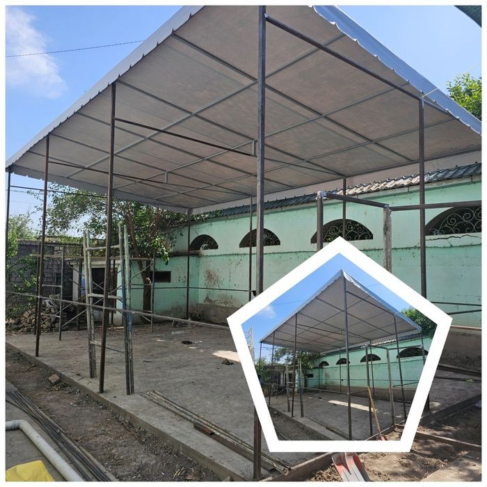 Тент баннер установка