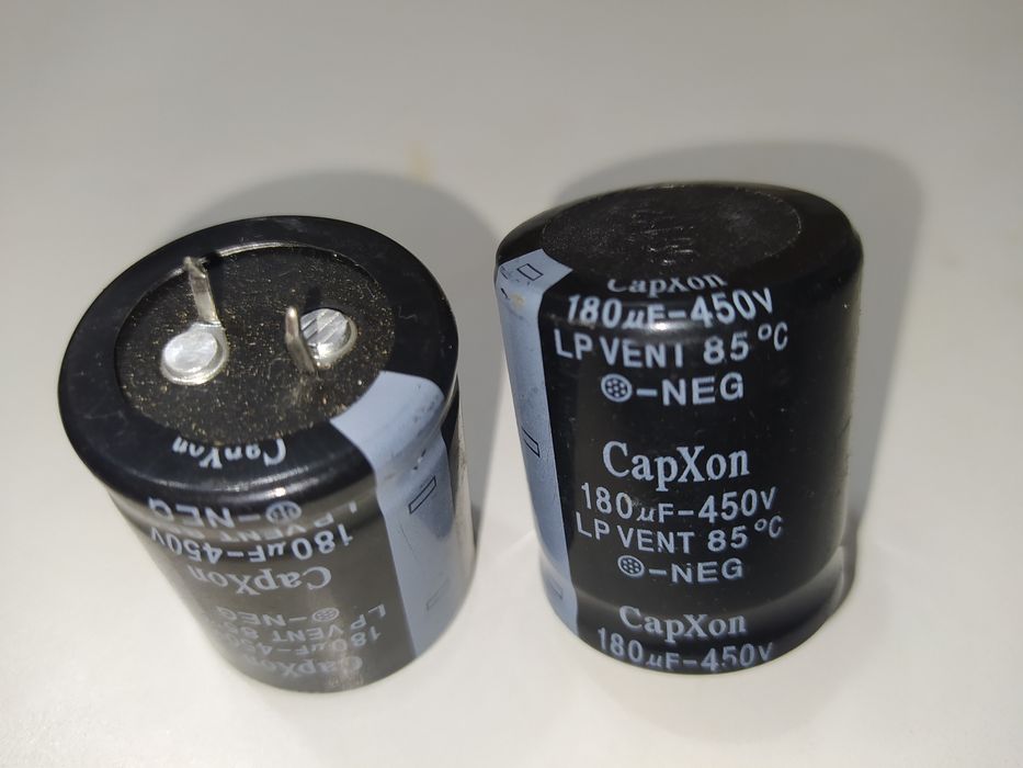 Конденсаторы 400в 180мкф новые