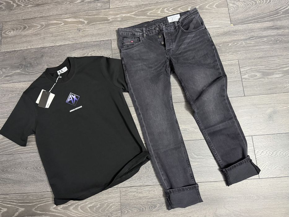 Blugi barbati dsq2 diesel hugo 2 piese tricou si blugi 300 lei
