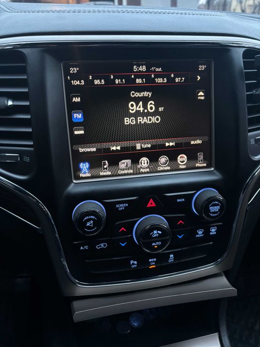 Uconnect® Region Converted Конвертиране Jeep Ram Dodge Chrysler Dodge