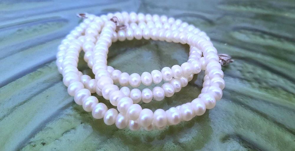 Set colier și brățară perle cultură, calitate AAA