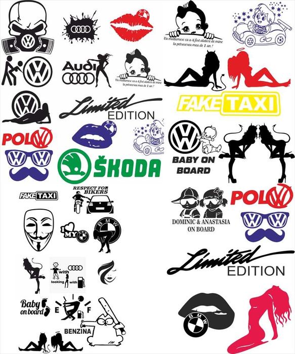 Stickere auto / home / personalizate / preturi mici / PERSONALIZATE