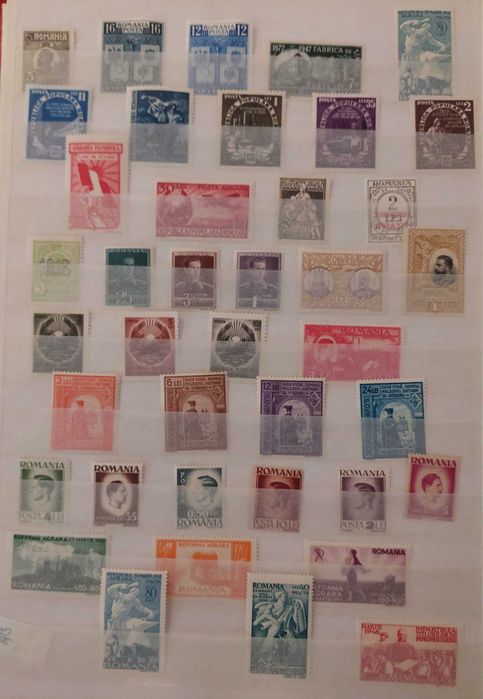 Timbre vechi romanesti nestampilate (2 poze)