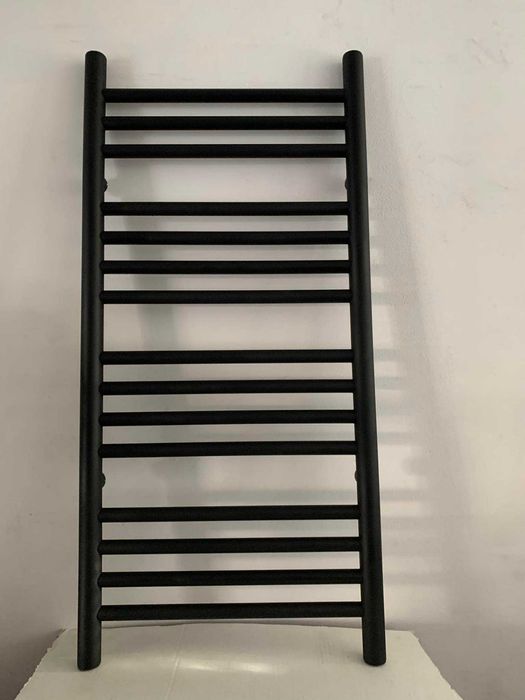 Алуминиева лира за баня 400/900 - черна.Безплатна доставка