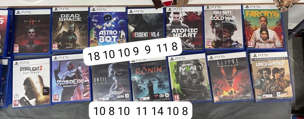 Диски пс5 от 6000 ps5 Sony оригинал доставка самовывоз