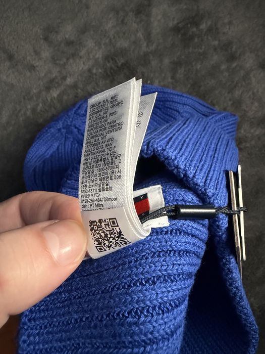 Tommy Jeans Heritage Core caciula unisex culoare albastru OS noua