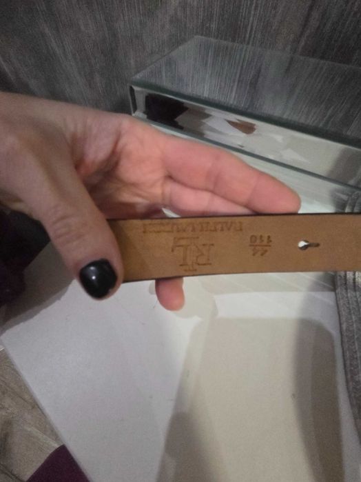 Кожен колан RL.Чисто нов