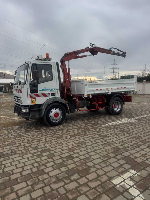 Basculanta Iveco 13T cu macara