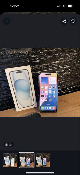 Vand /Schimb Iphone 15 128 GB