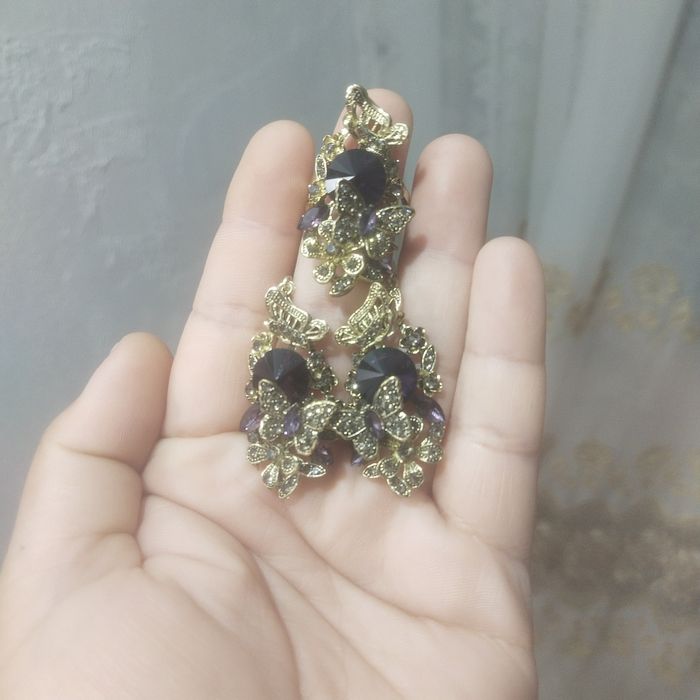 Кольцо и сережки
