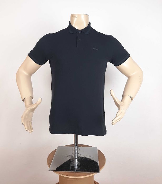 Hugo Boss Pio 1 - Оригинална мъжка тениска с яка размер S