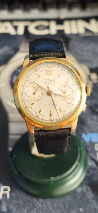 Ceas Titus Geneve vintage chronograph