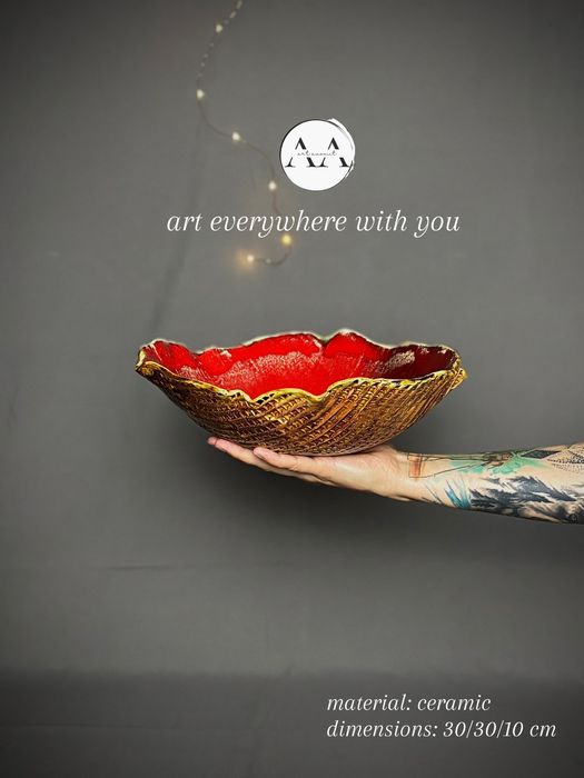 Авторска керамична купа