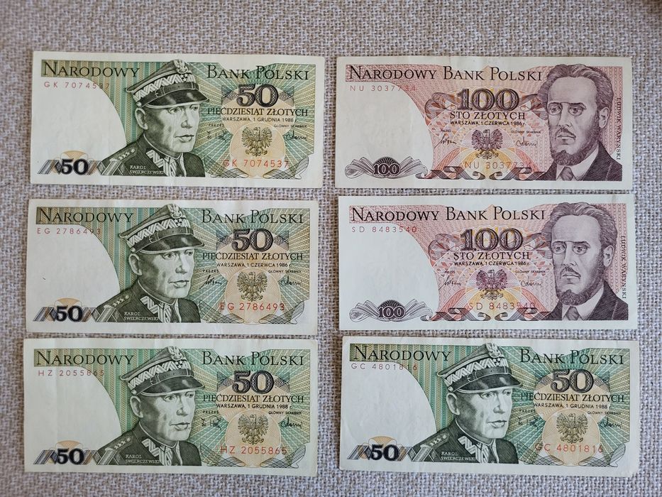 Bancnote UNC și circulate