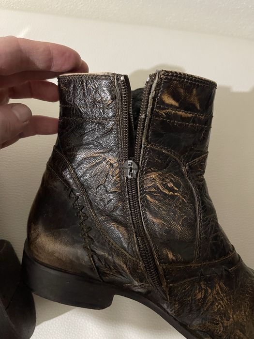 Ghete piele nr40 barbati neg