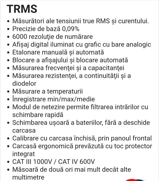 Multimetru digital Fluke 179