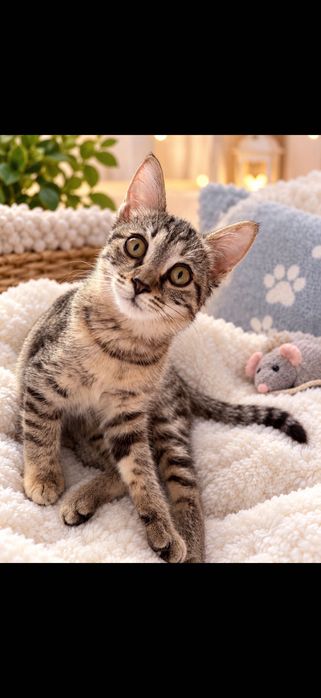 Котенок девочка ждёт семью