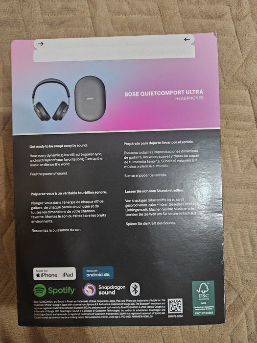 Casti BOSE QuietComfort Ultra Headphones, Bluetooth, Over-Ear