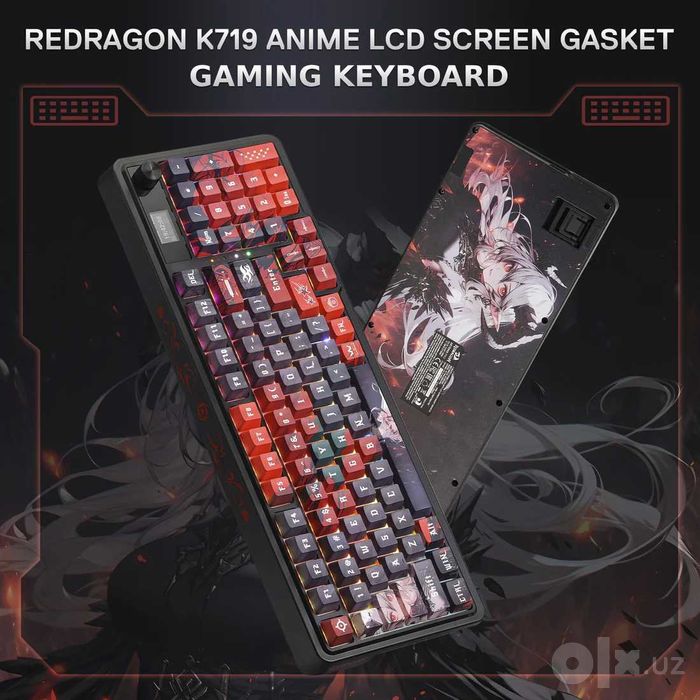Механическая клавиатура Redragon Artemis Pro - ANIME CASTOM 3в1