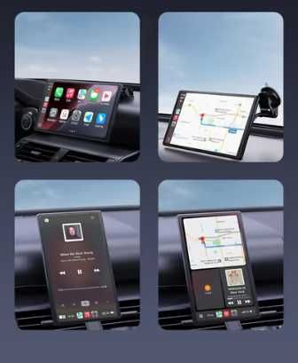 Display CarPlay wireless de 9 inci cu navigație GPS + camera marsarier