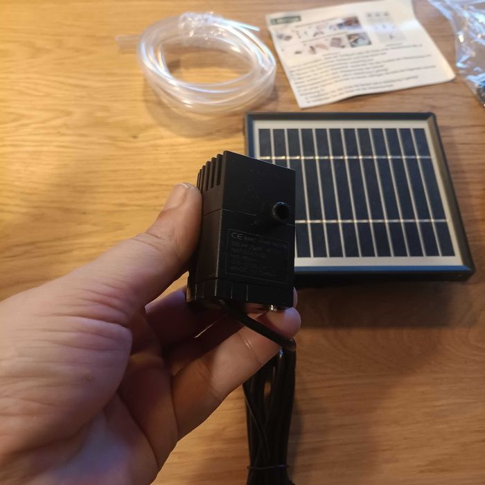 НОВ! Соларен фонтан Biling 2.5W – с филтър и 6 дюзи