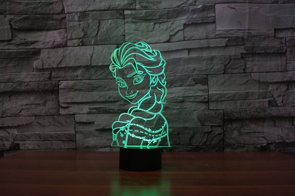 3D LED лампа Елза