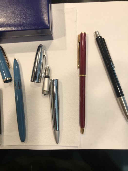 Stilouri Parker Warerman Andre Philippe ,stilou lemn trandafir,inox