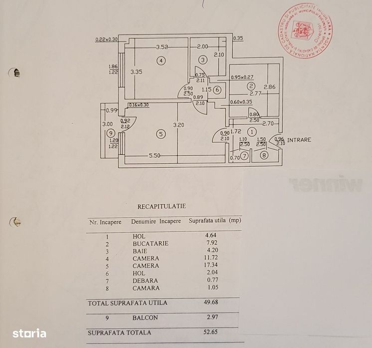 Vând apartament 2 camere|Dristor| 117.000 EUR